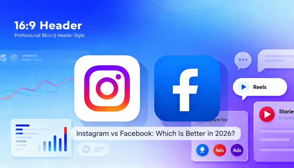 Instagram vs Facebook 2026 comparison